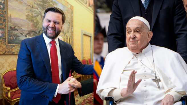 Papa Francisco y Vance