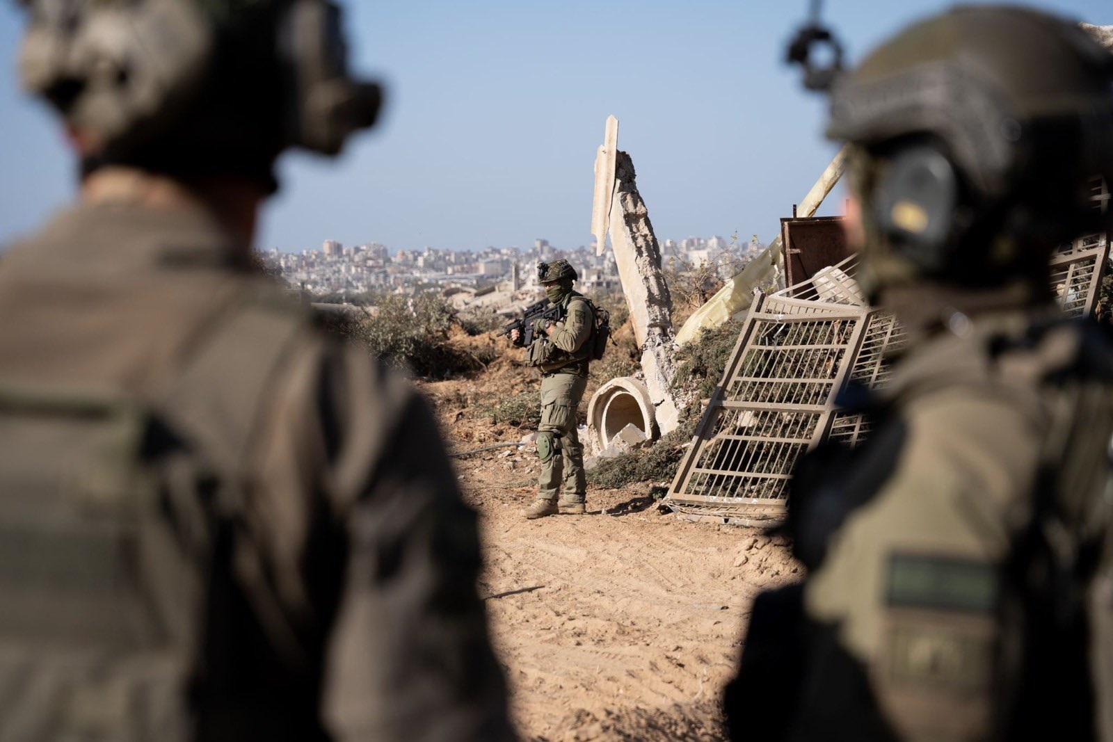 Militares Israelies en Gaza.