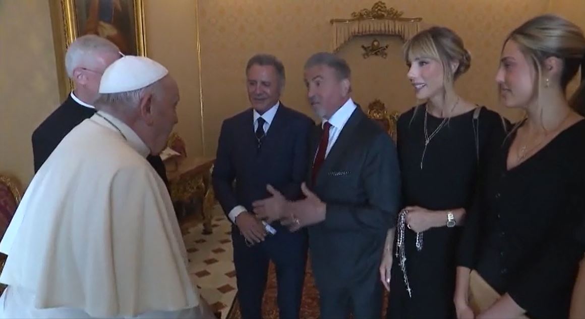 From Maradona to Sylvester Stallone: some of the celebrities who have visited the Supreme Pontiff throughout his papacy
