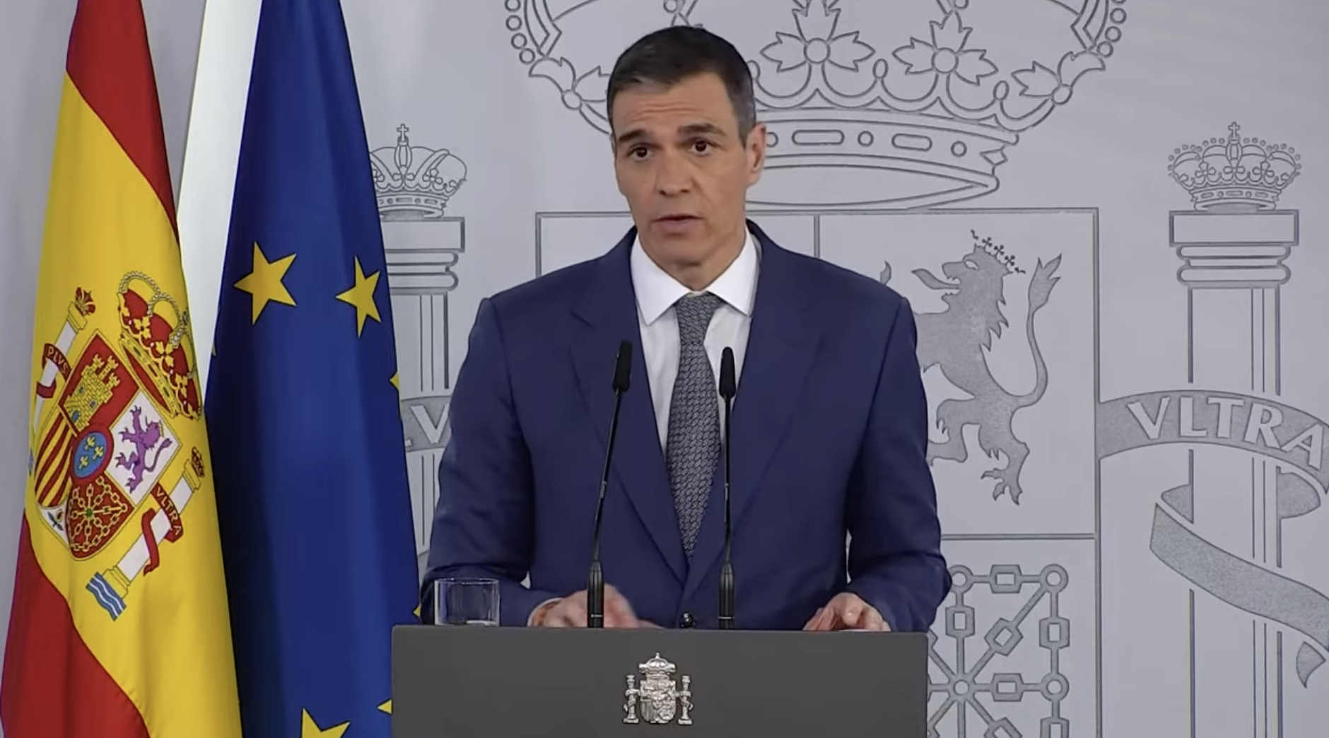 Comparecencia de Pedro Sánchez tras el apagón