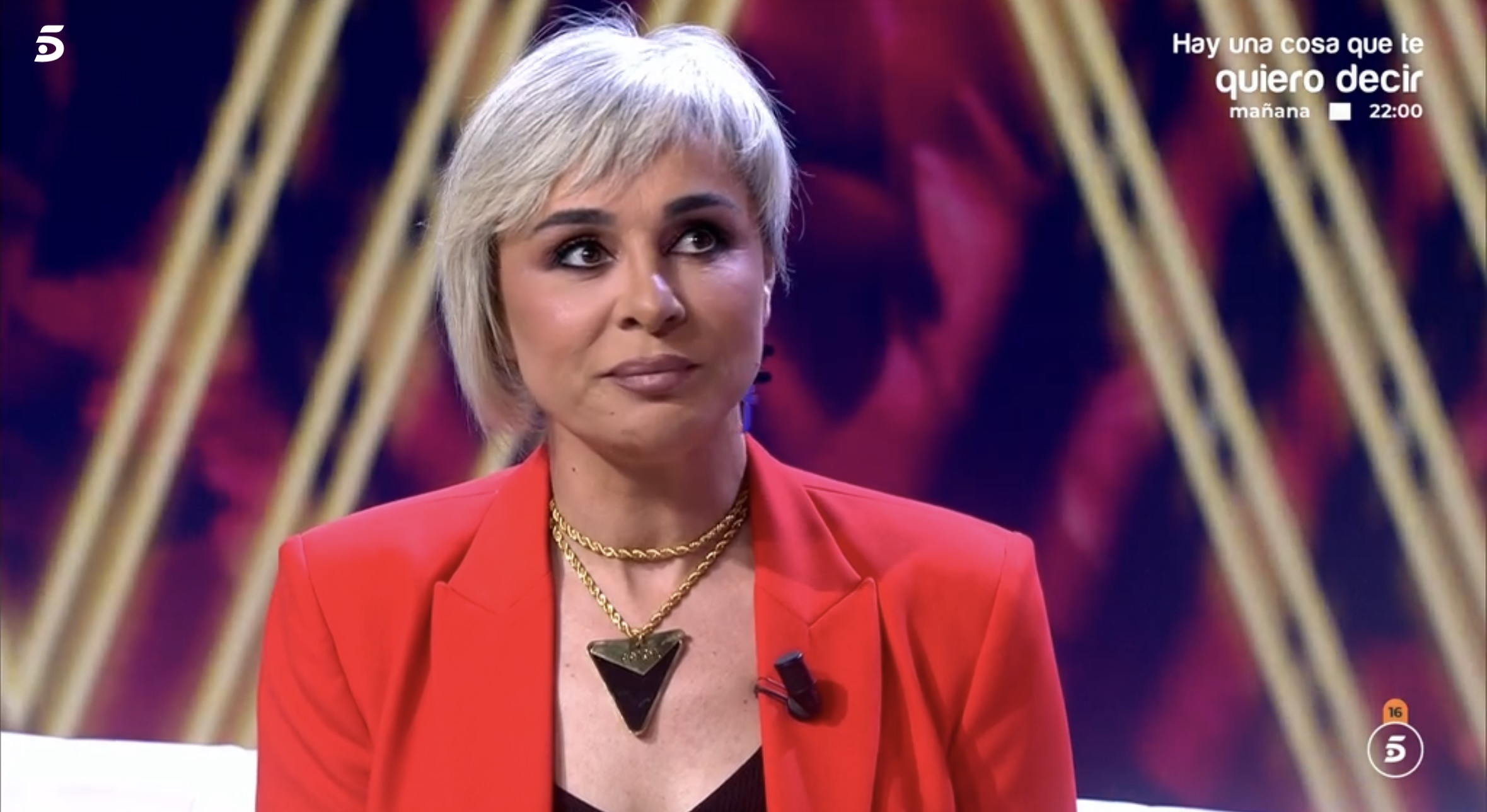 Ana María Aldón en ell Plató de '¡de Viernes!'.
