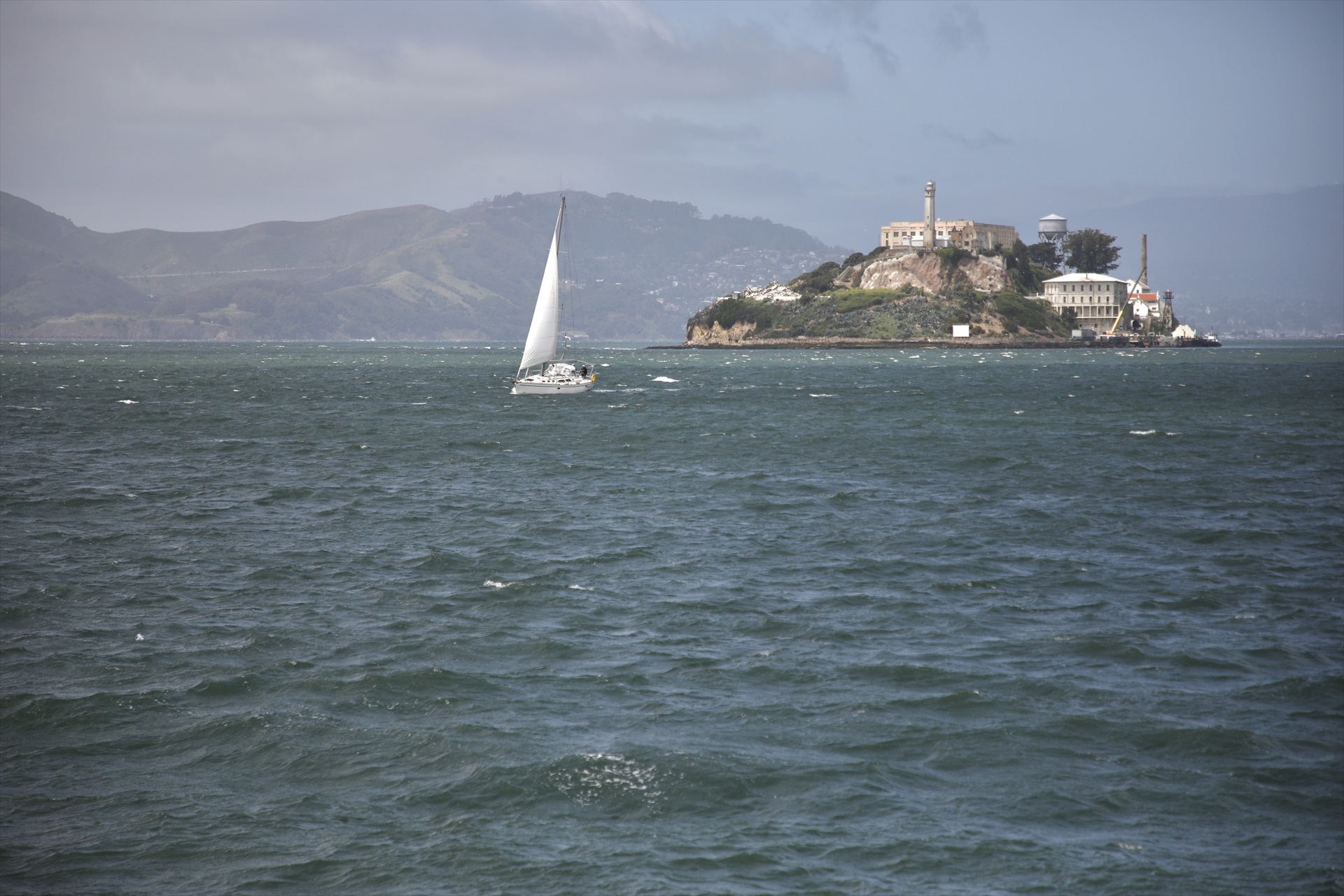 La isla de Alcatraz, en la costa de San Francisco (California).