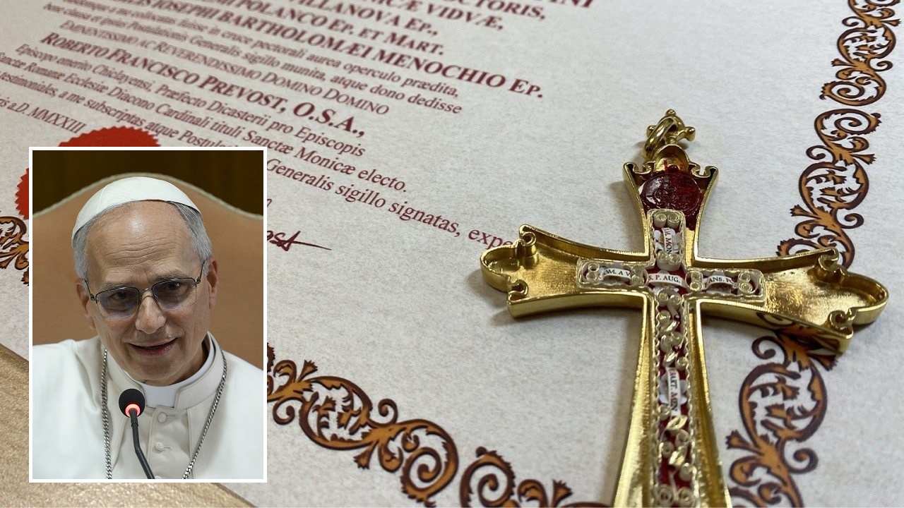 La cruz pectoral de León XIV tiene reliquias de San Agustín, santa Mónica y de dos obispos españoles, uno asesinado en la Guerra Civil.