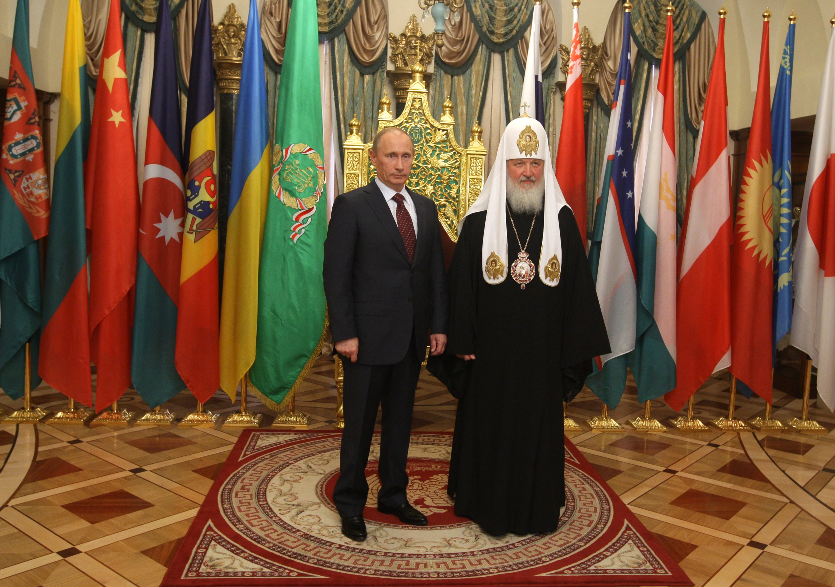 Vladimir Putin, mandatario de la Federación Rusa, felicitó al Patriarca Kiril de Moscú y de Todas las Rusias en el Día de su onomástica