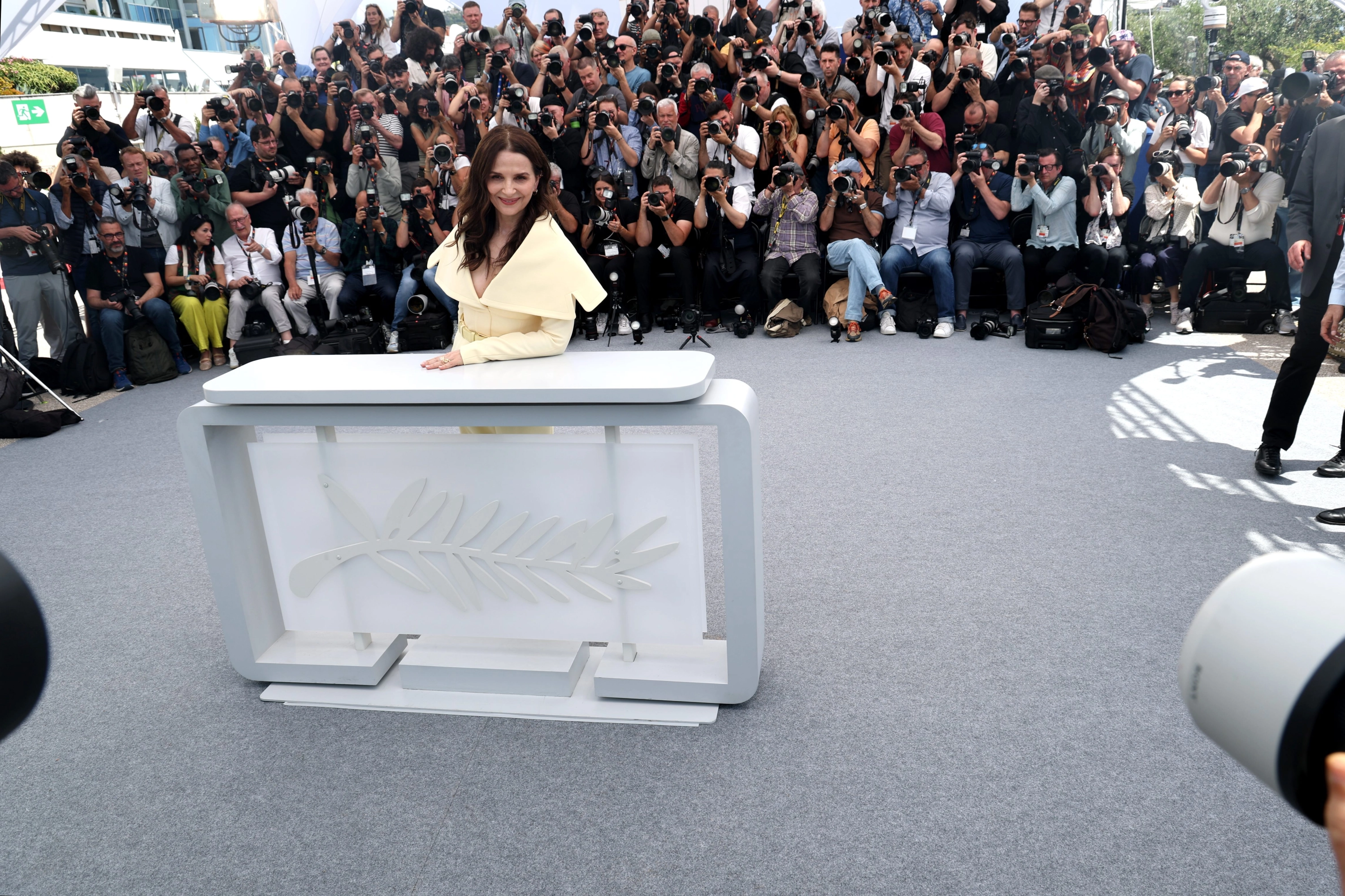 CANNES (France), 13/05/2025.- French actor and Jury President Juliette Binoche attends a photocall ahead of the opening of the 78th annual Cannes Film Festival, in Cannes, France, 13 May 2025. The film festival runs from 13 to 24 May 2025. (Cine, Francia) EFE/EPA/MOHAMMED BADRA