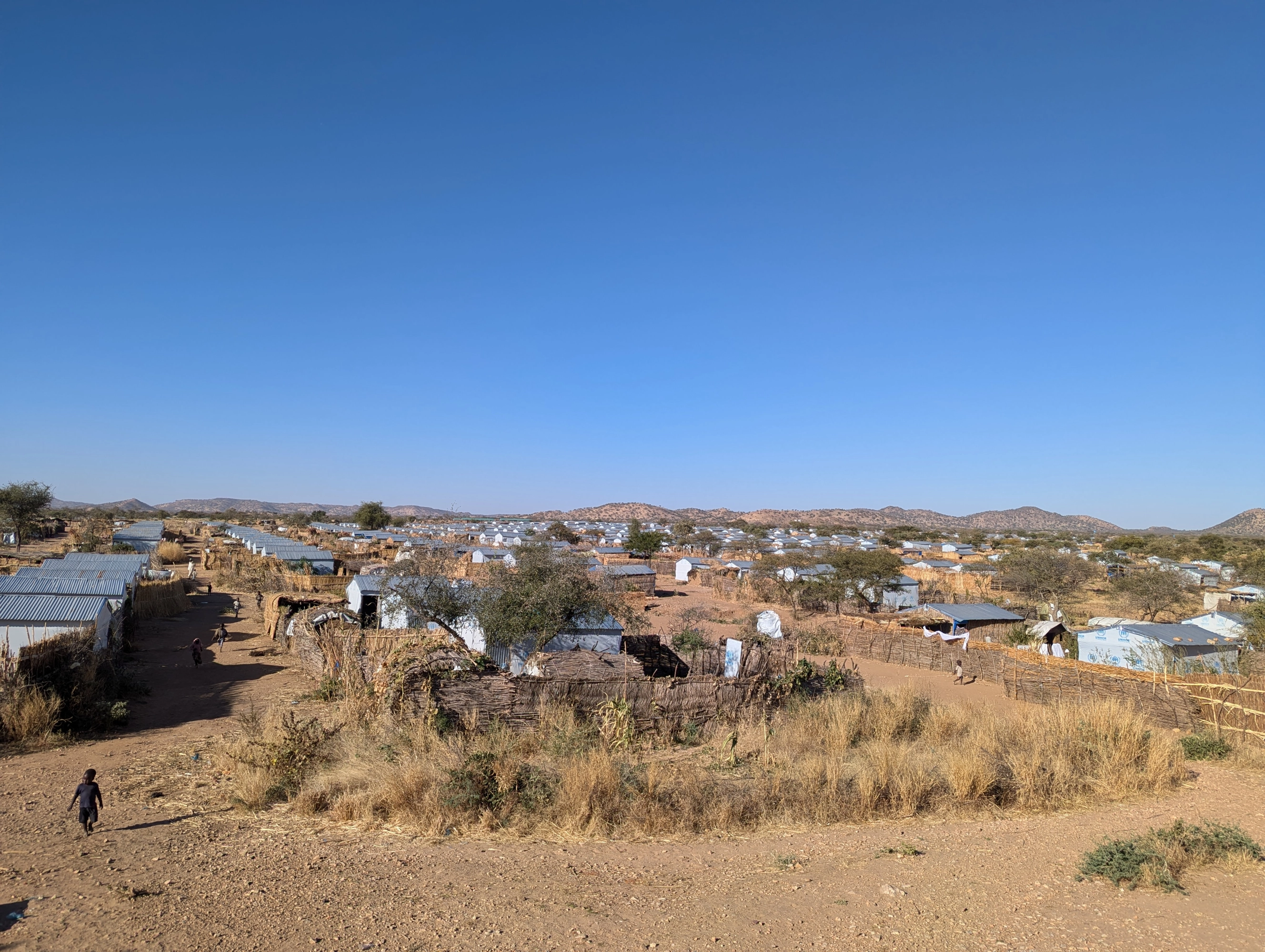 Campo de refugiados de Metche, en el este de Chad, que alberga a más de 43.000 desplazados sudaneses.