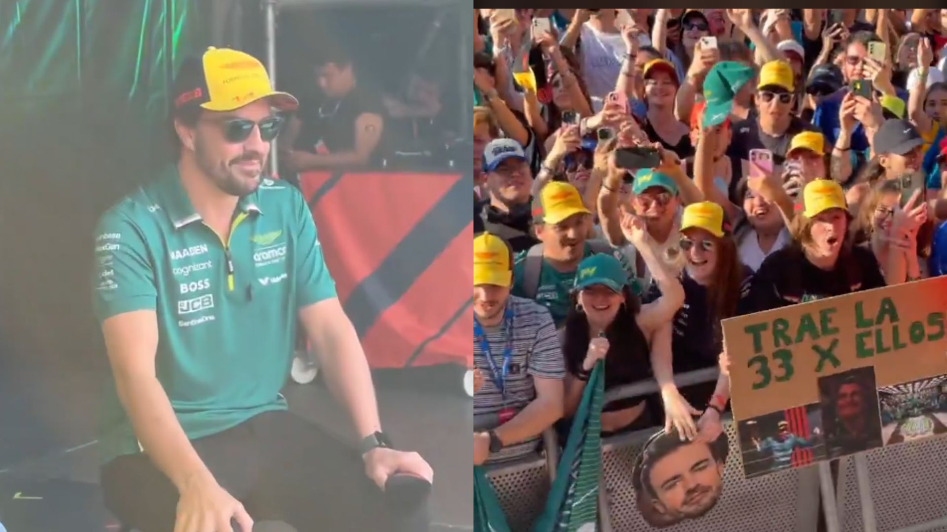 Fernando Alonso en la previa del GP de España 2025