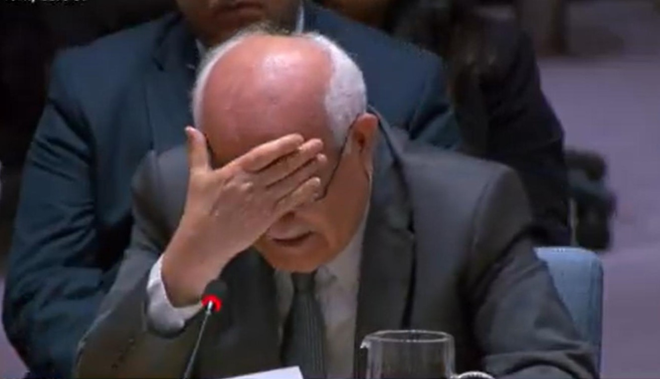 Riad Mansur, representante permanente de Palestina ante la ONU.