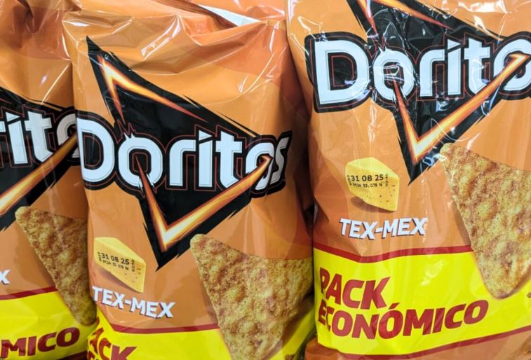 Bolsas de Doritos a la venta en un supermercado