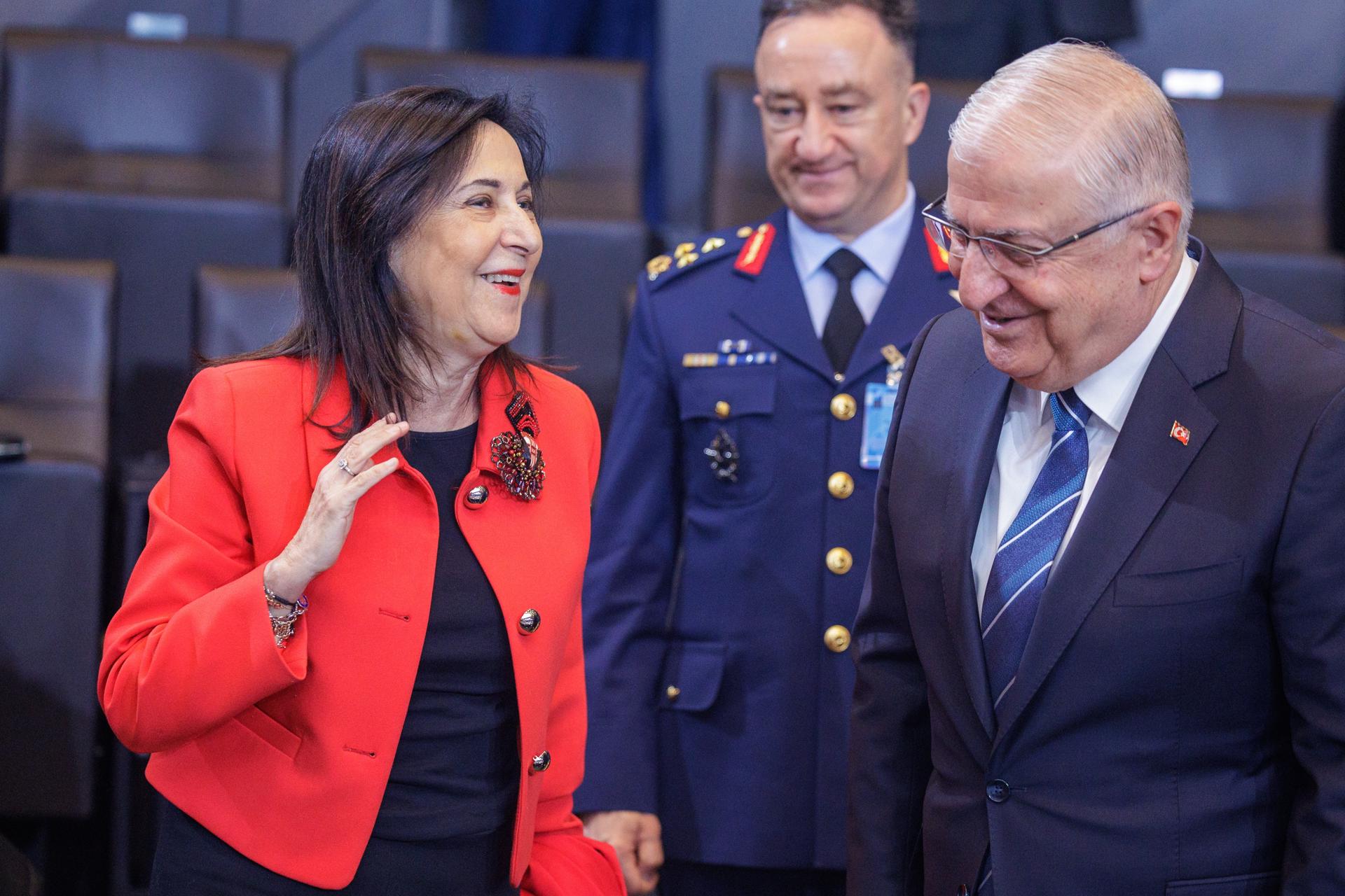 Robles, en Bruselas este jueves.