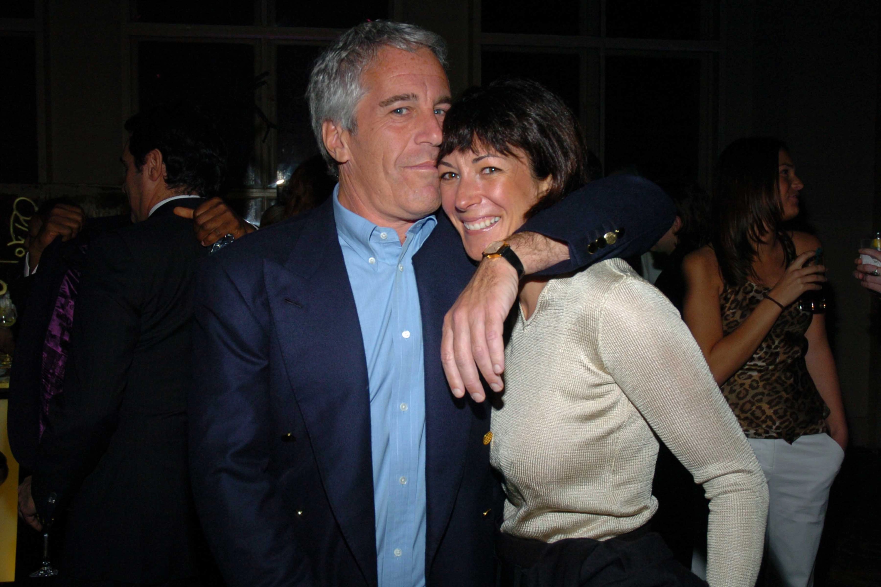 Ghislaine Maxwell y Epstein.