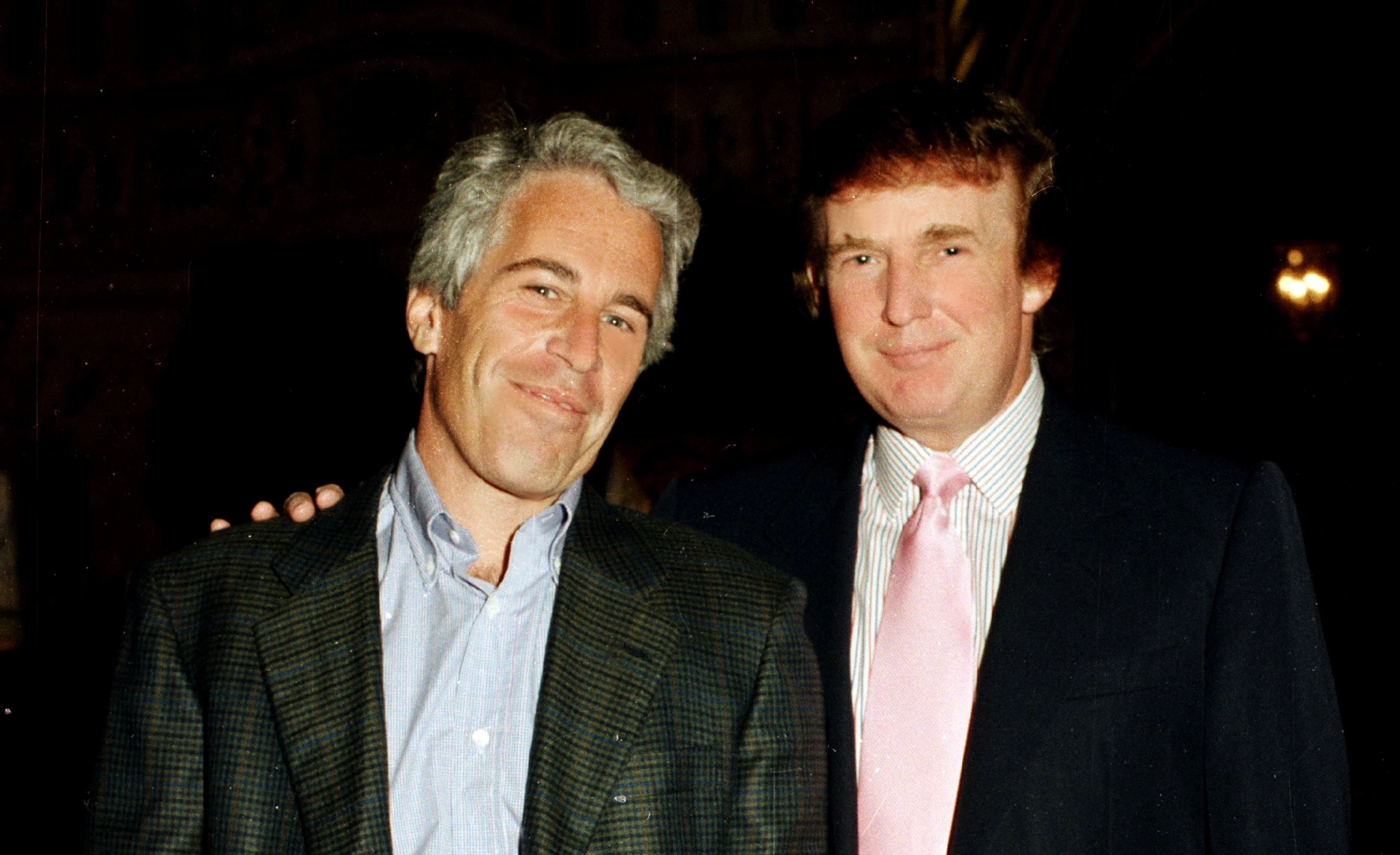 Jeffrey Epstein y Donald Trump