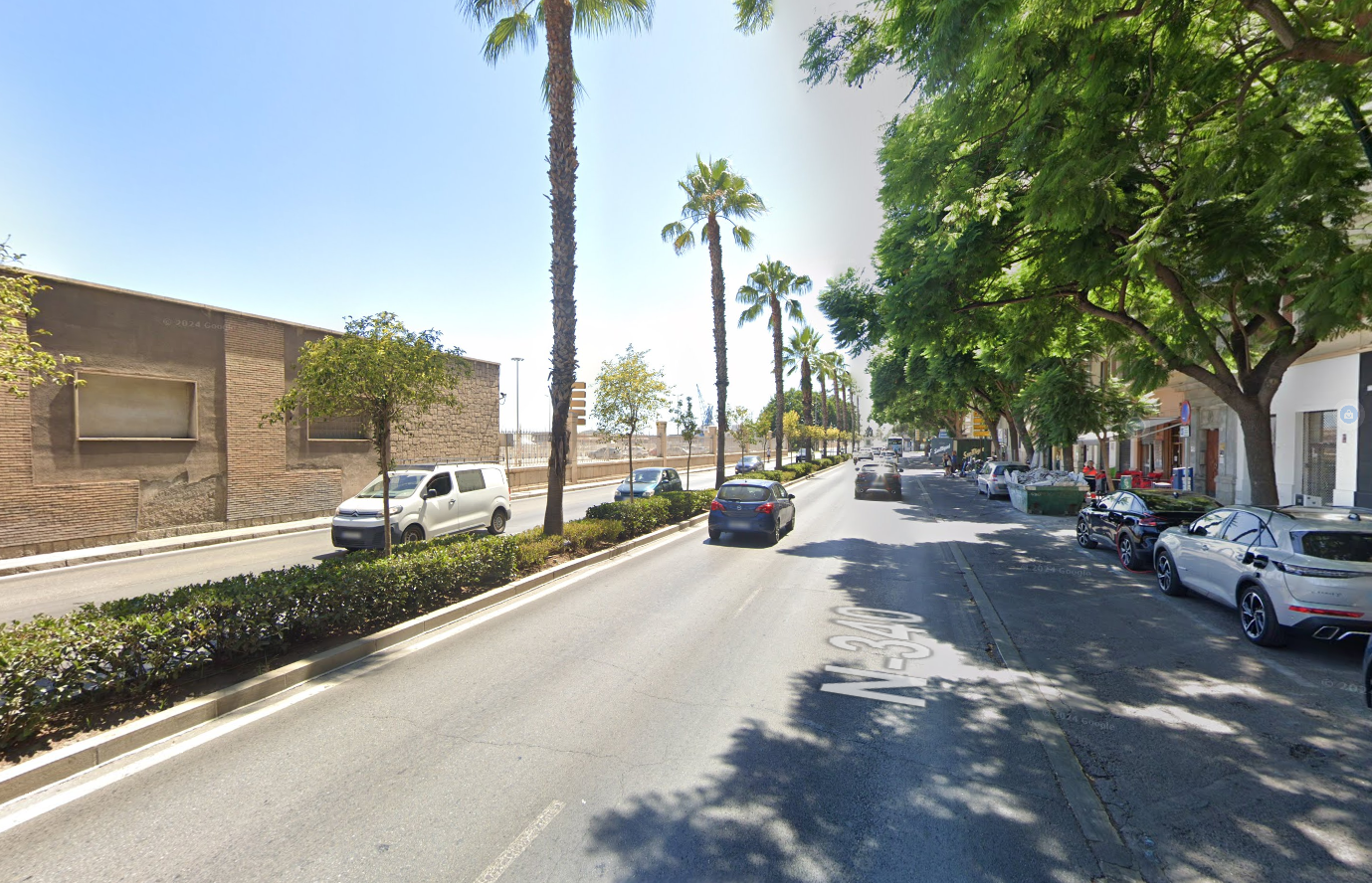 Avenida de Manuel Agustín Heredia, calle donde han atropellado a una persona.