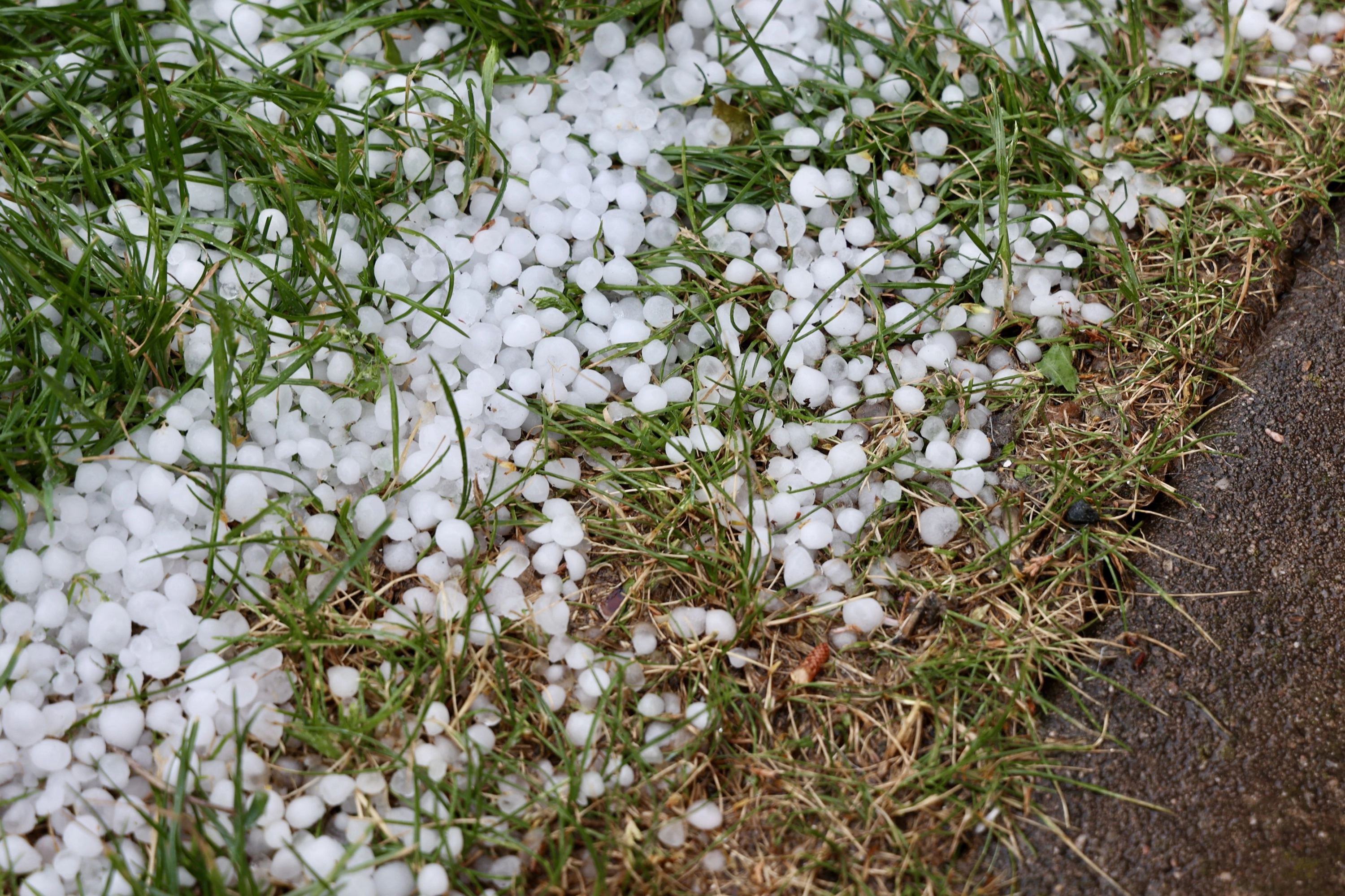 Granizo caído en La Rioja.