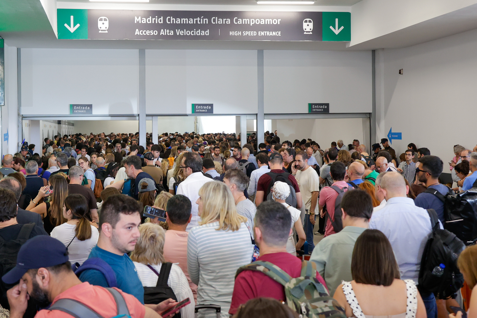 Il crollo di Chamart. Elettricità. deviazione