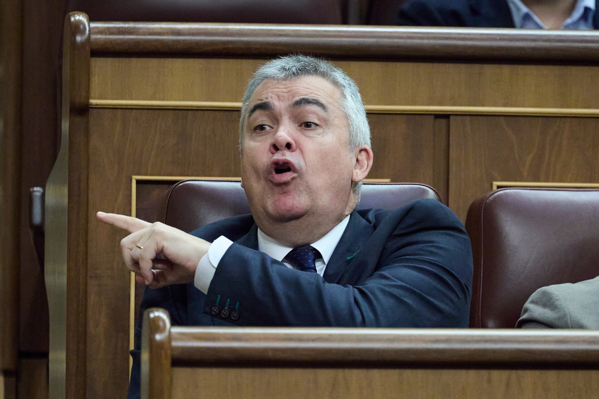 12/06/2025 El secretario de Organización del PSOE, Santos Cerdán, durante una sesión plenaria en el Congreso de los Diputados, a 12 de junio de 2025, en Madrid (España). El secretario de Organización del PSOE aparece en unas grabaciones que se encuentran en poder de la Unidad Central Operativa de la Guardia Civil (UCO) y en las que se habla de amaños en las adjudicaciones de obras y del cobro de comisiones, implicando al político en el ‘caso Koldo’. POLITICA Jesús Hellín - Europa Press