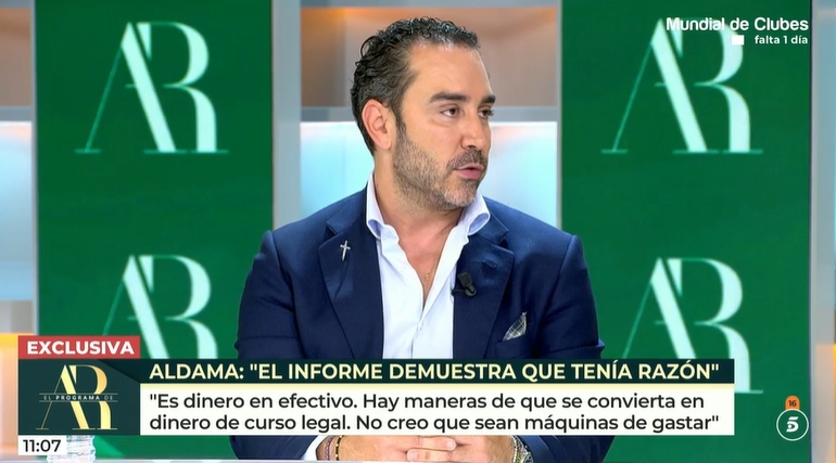 Víctor de Aldama, en 'El programa de Ana Rosa'.