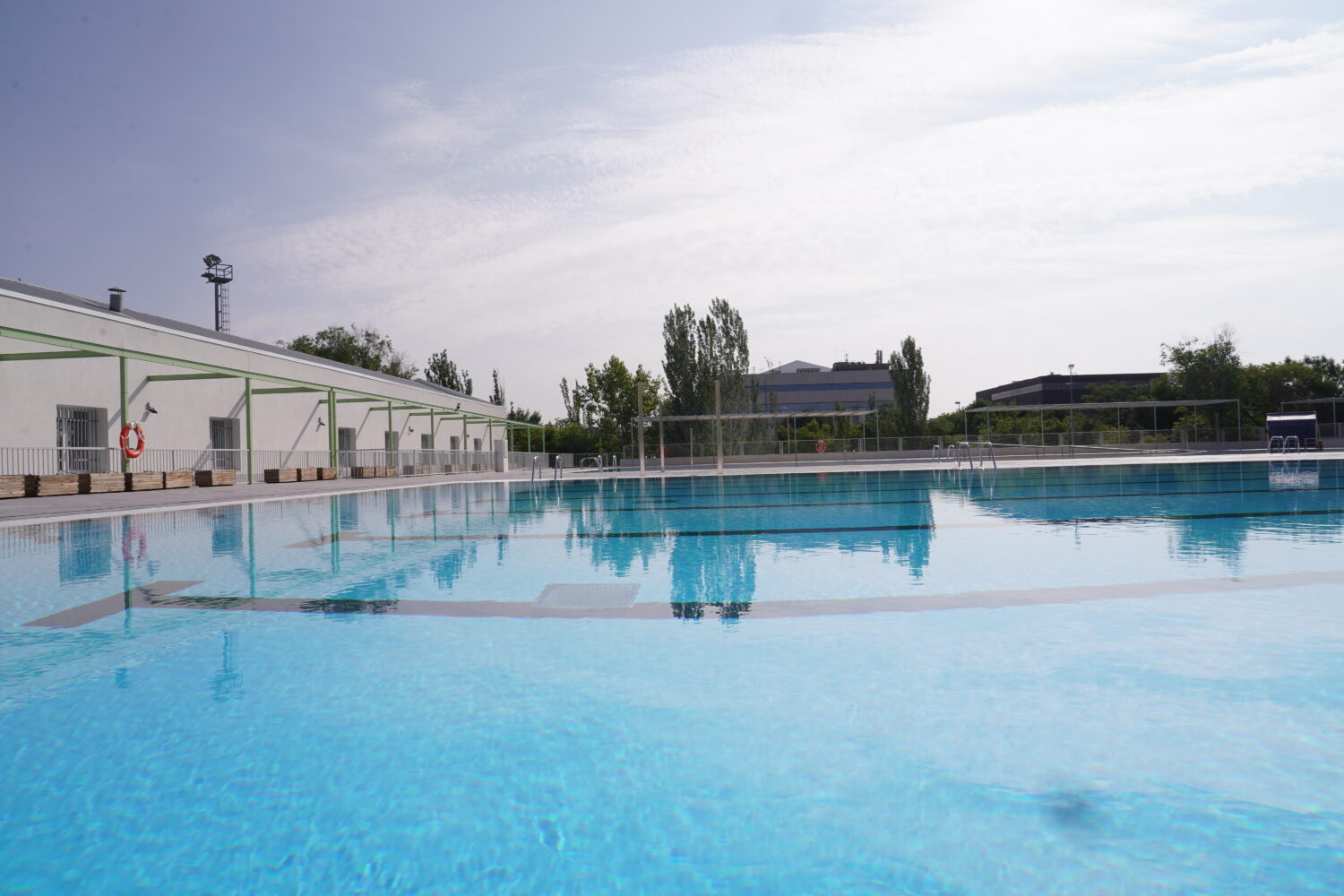 Piscina del CDM Luis Aragonés, tras su reforma integral.