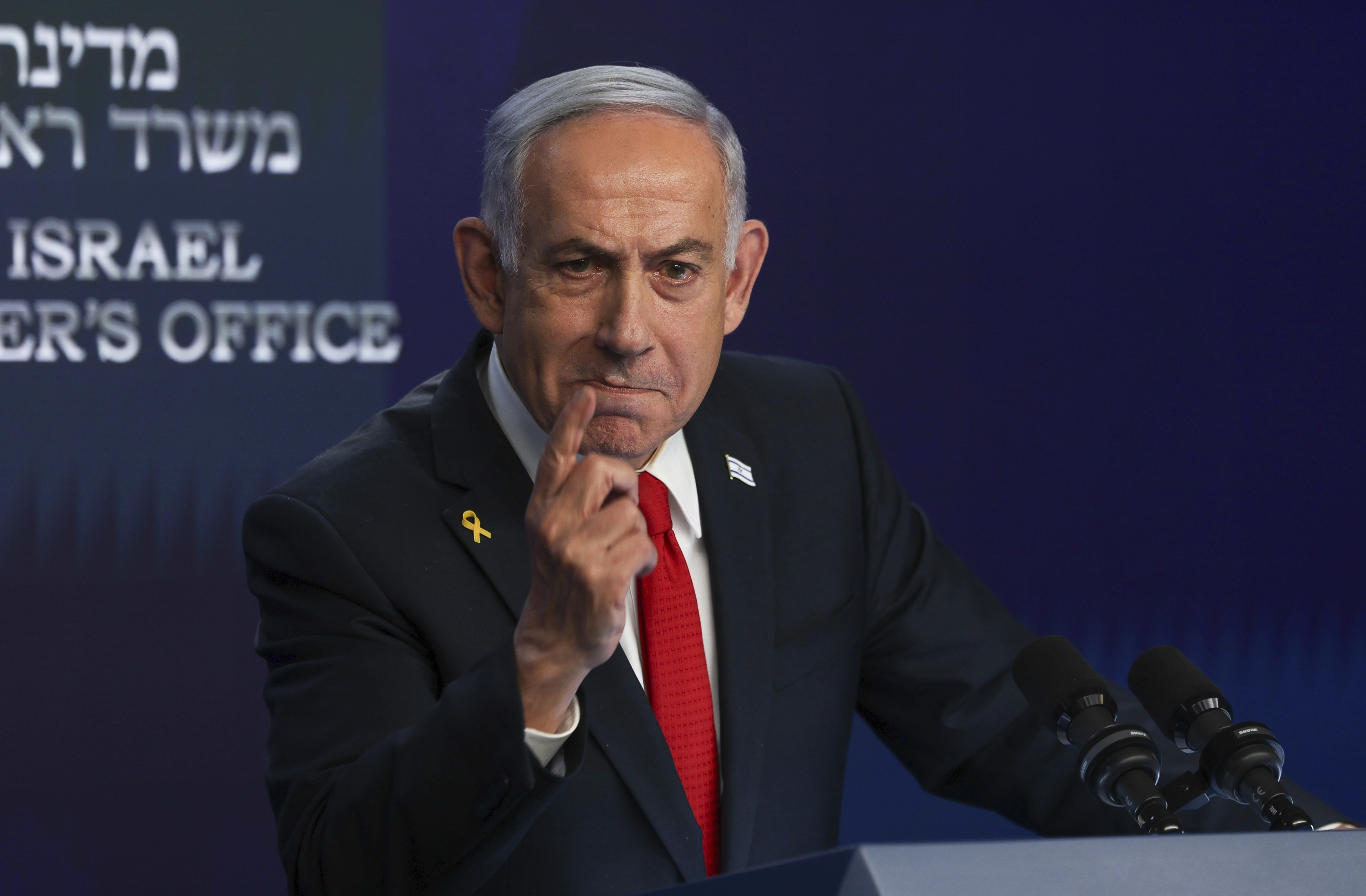 El primer ministro israelí, Benjamin Netanyahu, en una rueda de prensa el pasado mes de mayo.