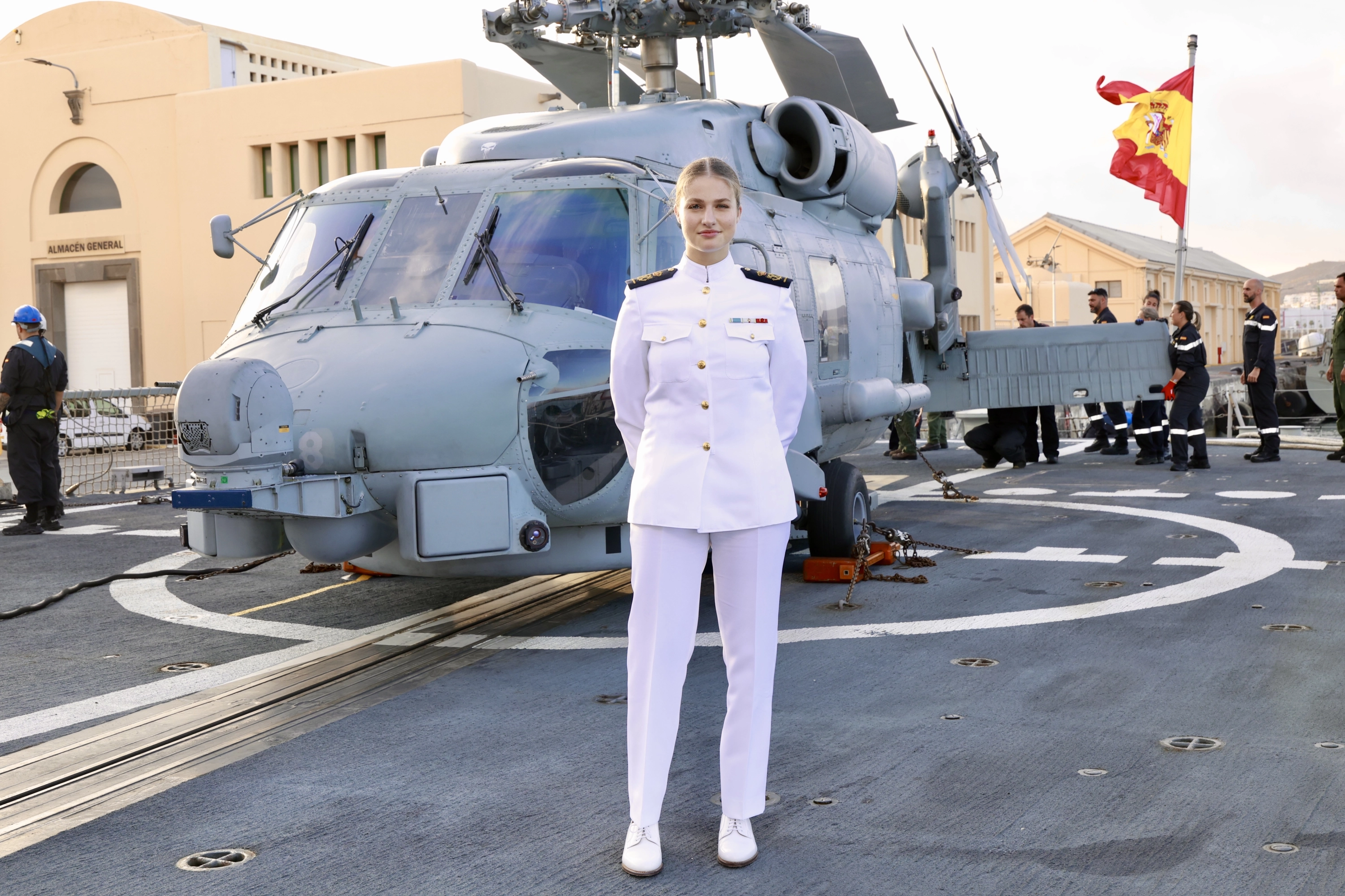 La Princesa Leonor Este Sábado em Las Palmas.