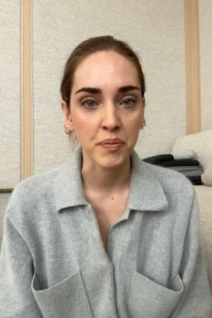 Chiara Ferragni en el vídeo en el que pide disculpas por la polémica del Pandoro