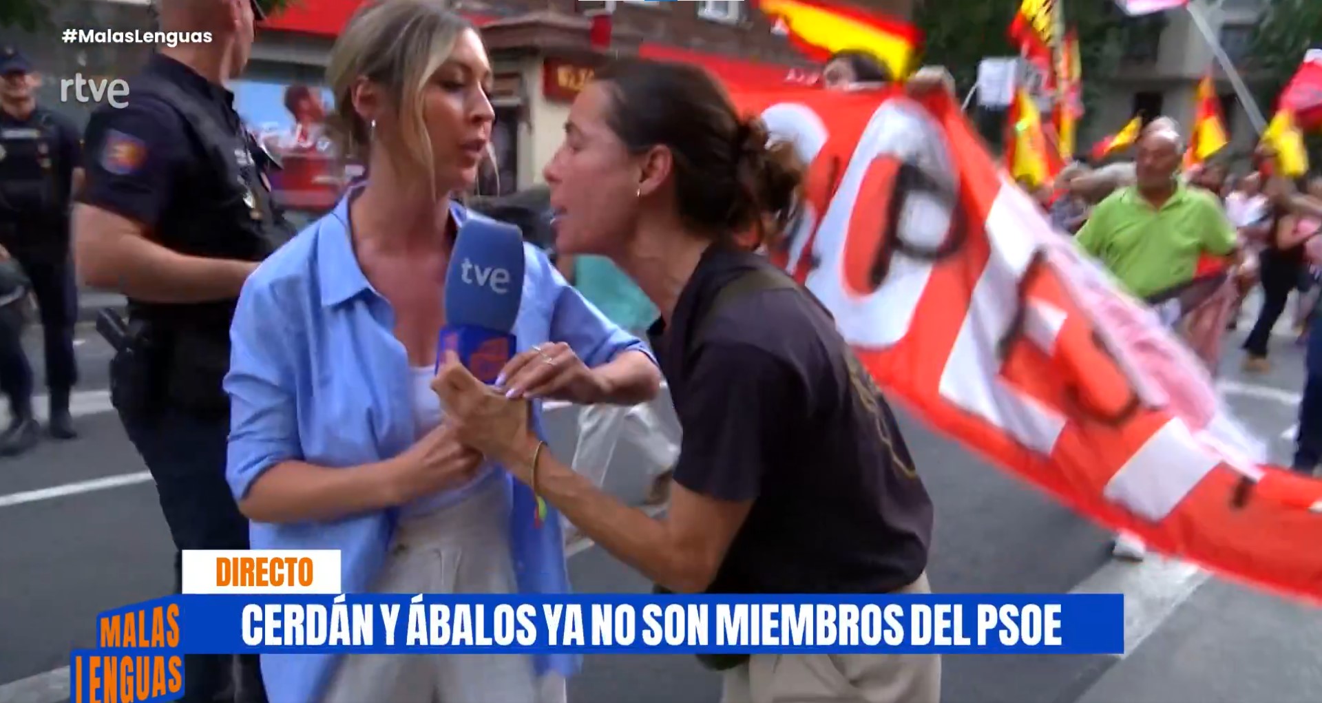 Reporera de 'Malas Lenguas'.