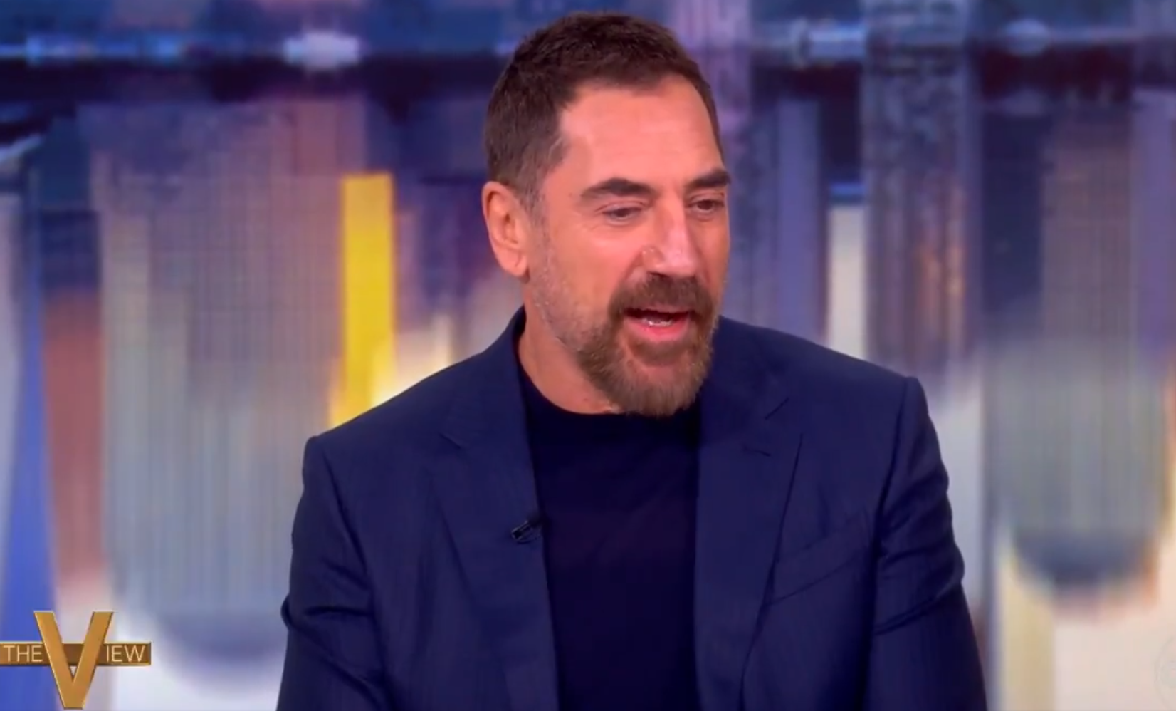 JAVIER BARDEM, EN EL Programa 'The View', de la ABC.