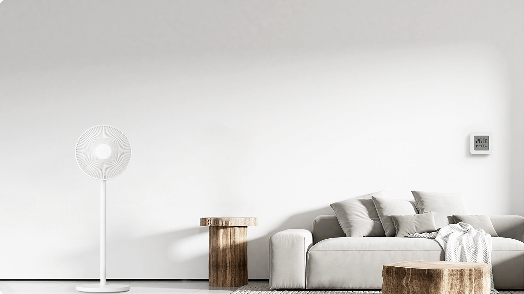 A Shiomi vende muitos fãs que você pode controlar através de sua aplicação.