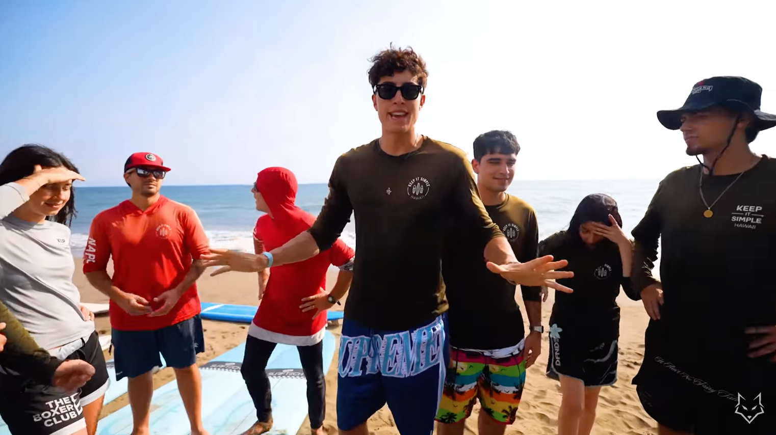 Plex y sus amigos en Hawaii en 'La vuelta al mundo 3'.