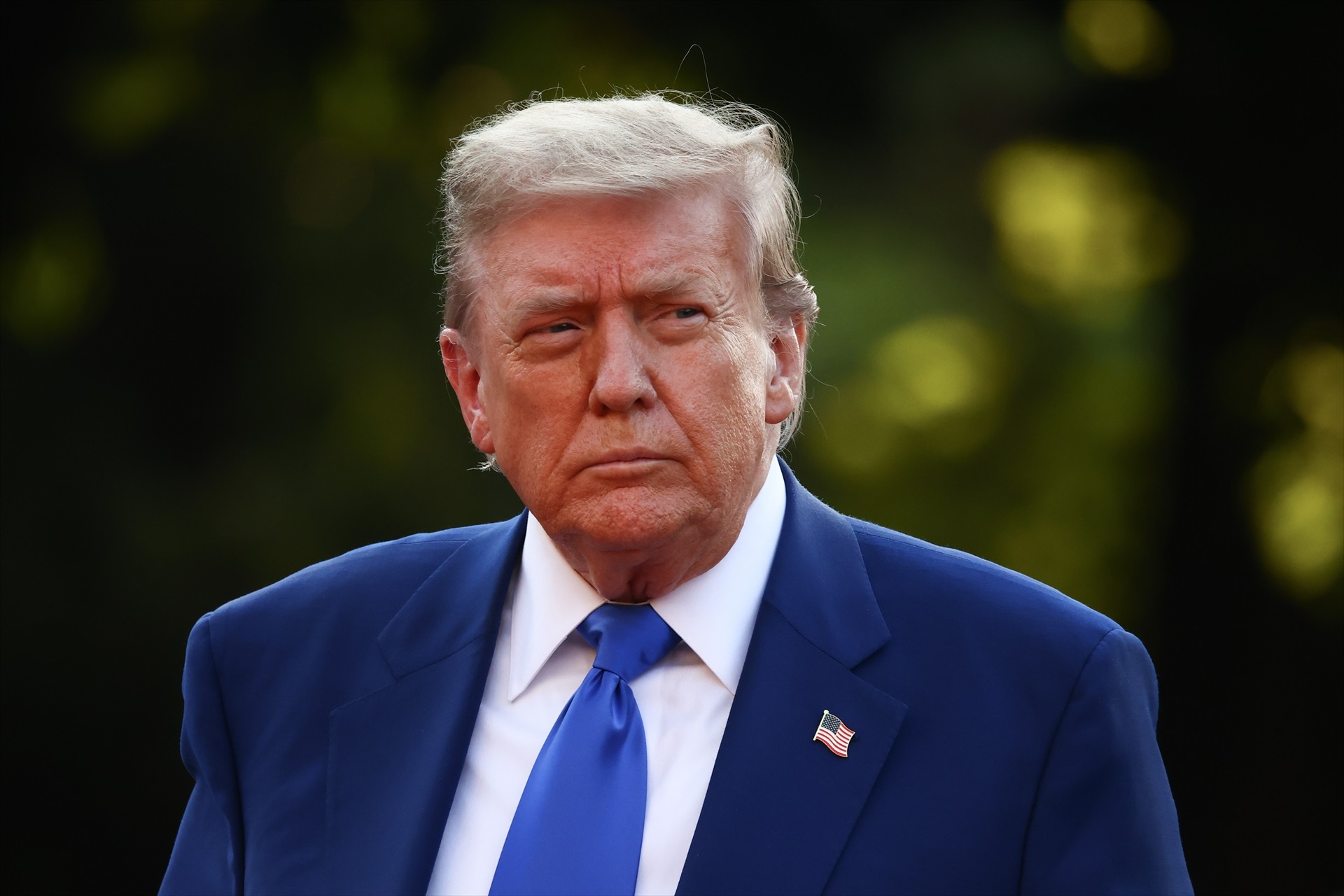 El presidente de EEUU, Donald Trump, en la cumbre de la OTAN en La Haya.