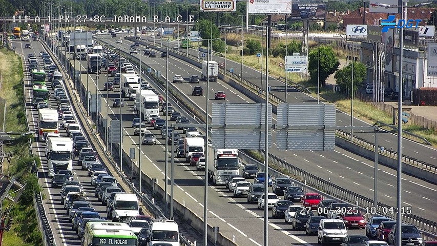Retenciones en el Circuito del Jarama este viernes 27 de junio.