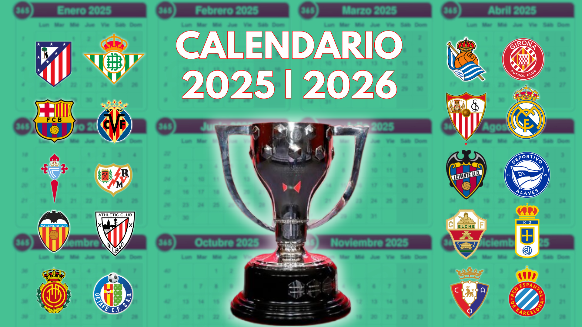 Calendario de Liga, en directo.