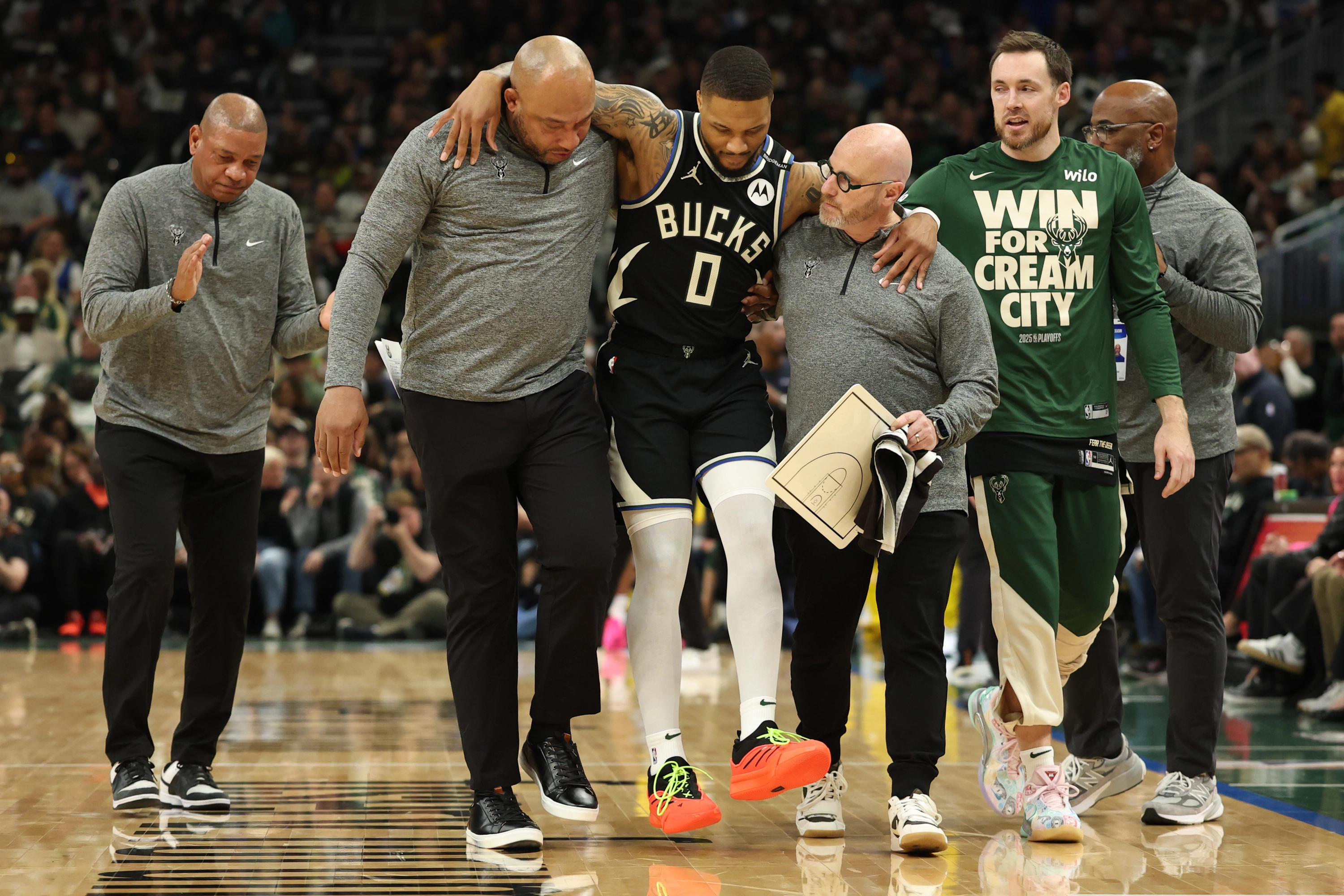 Damian Lillard, Aquiles foi ferido do ligamento