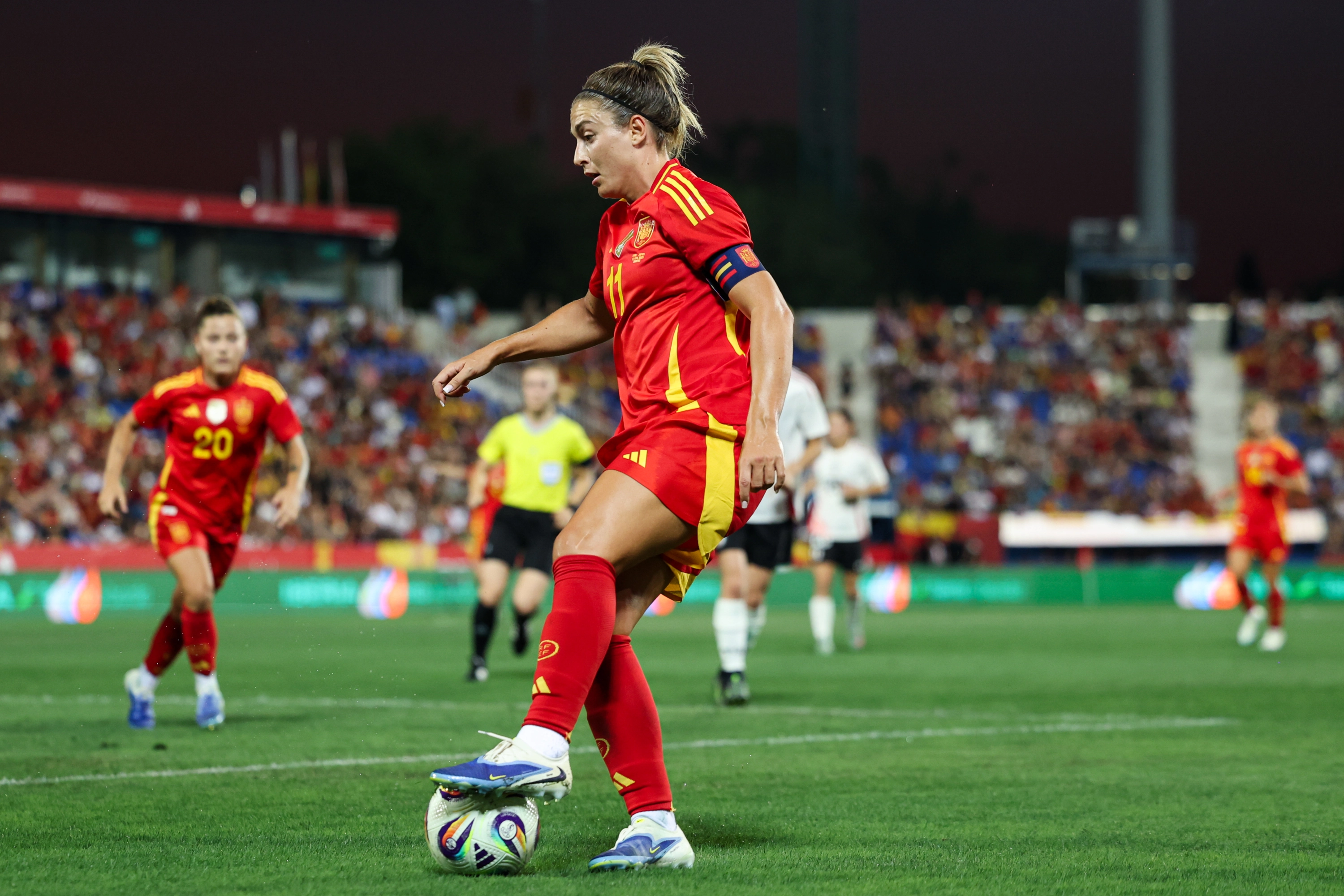 Alexia Putellas é uma das partidas femininas.