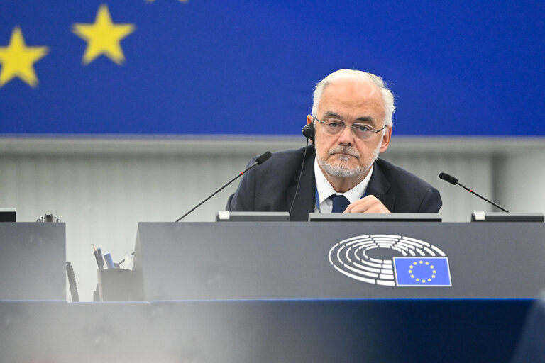 Esteban González Pons, en el Parlamento Europeo.