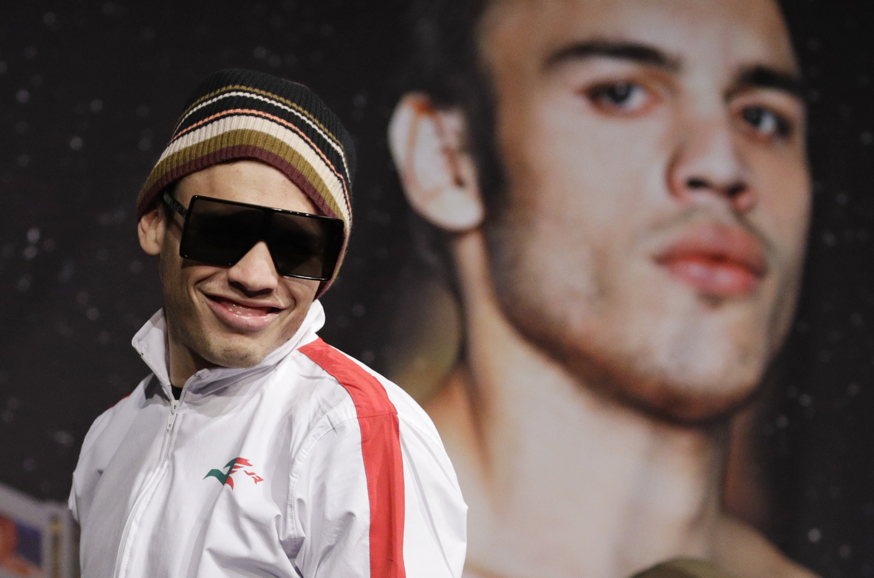 Julio César Chávez Jr asiste a una rueda de prensa en Las Vegas, el 3 de mayo de 2017.