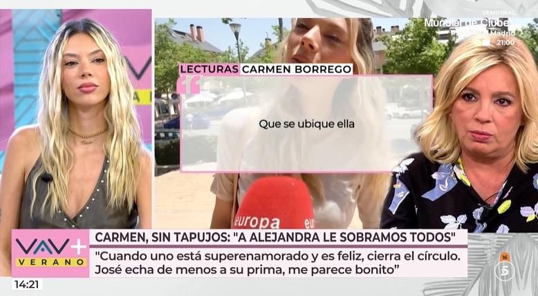 Alejandra Rubio, 'vamos ver'.