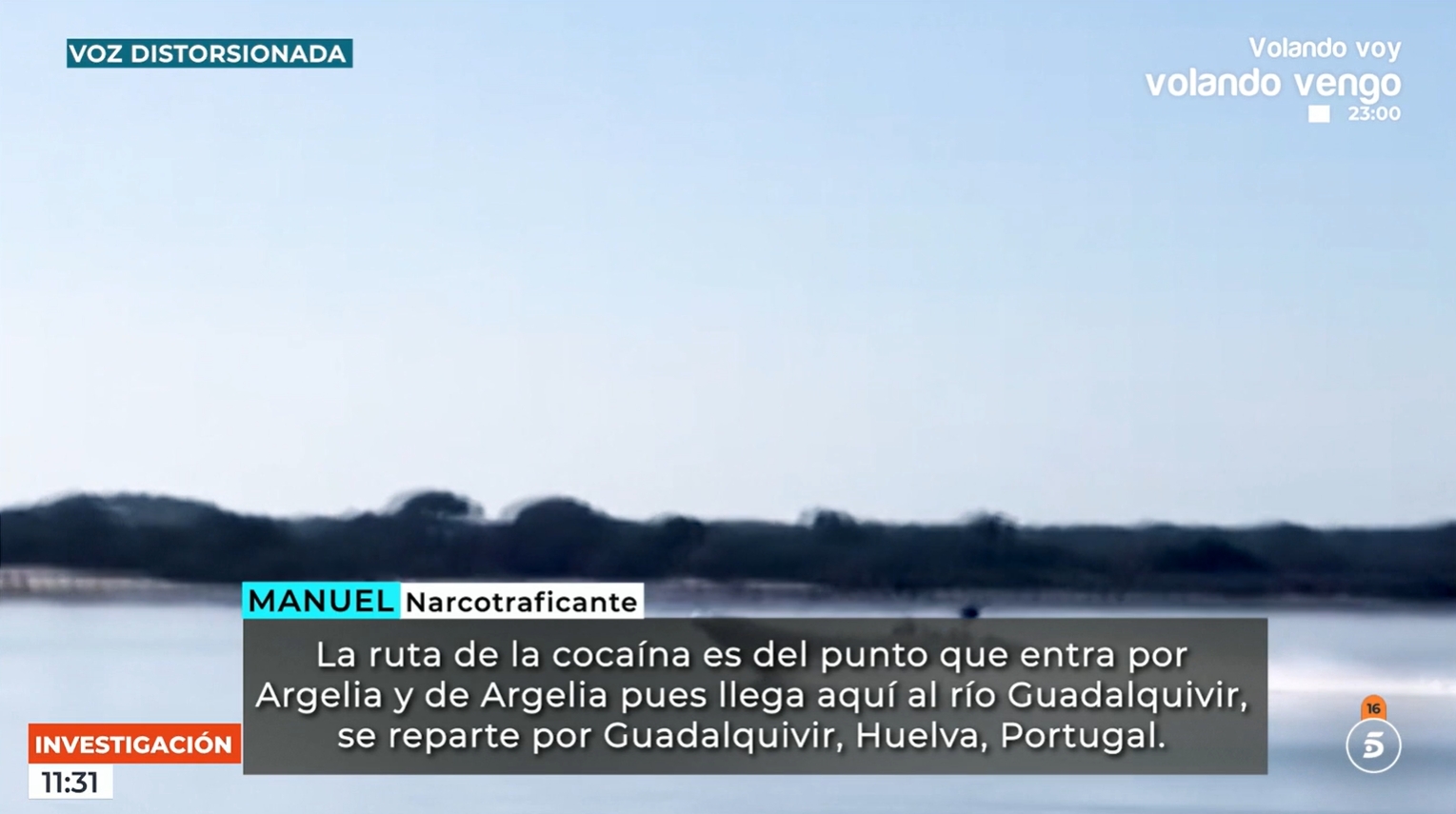 El matinal ha podido hablar con uno de los narcotraficantes.