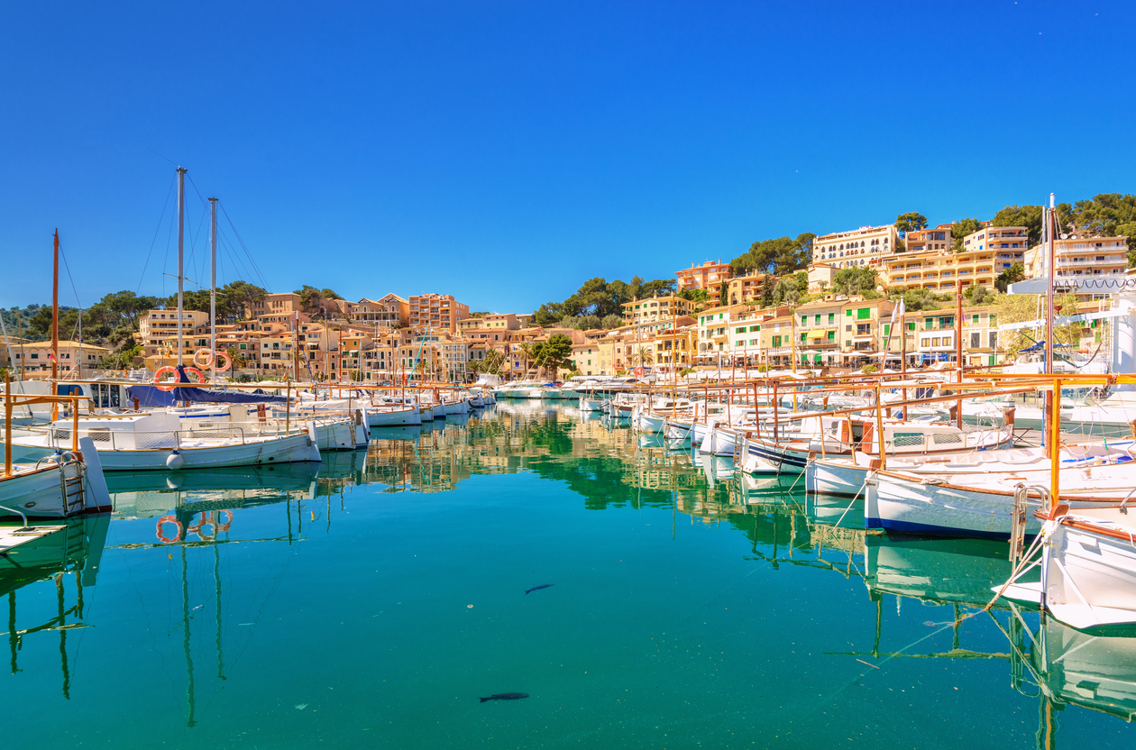 Port of Sóller, in Mallorca (Balearic Islands, Spain)