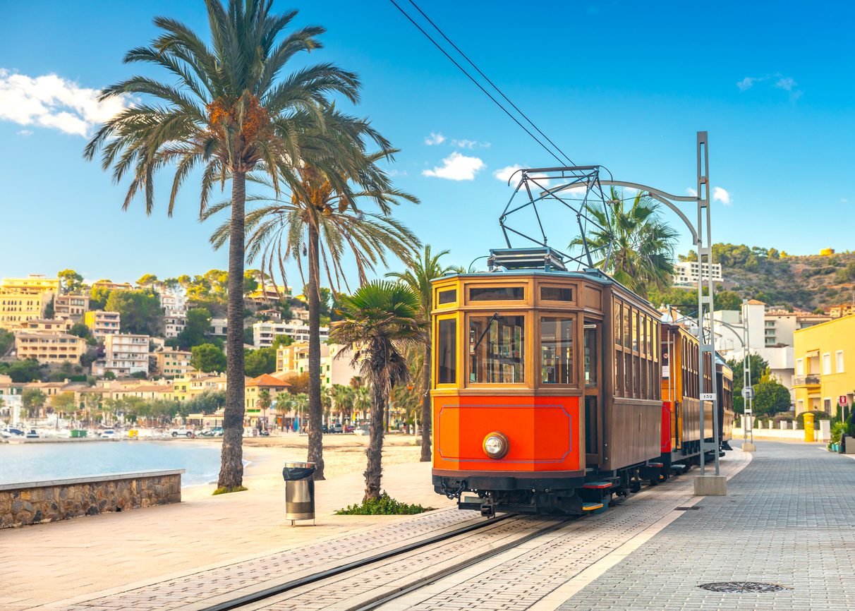 Port of Sóller, in Mallorca (Balearic Islands, Spain)