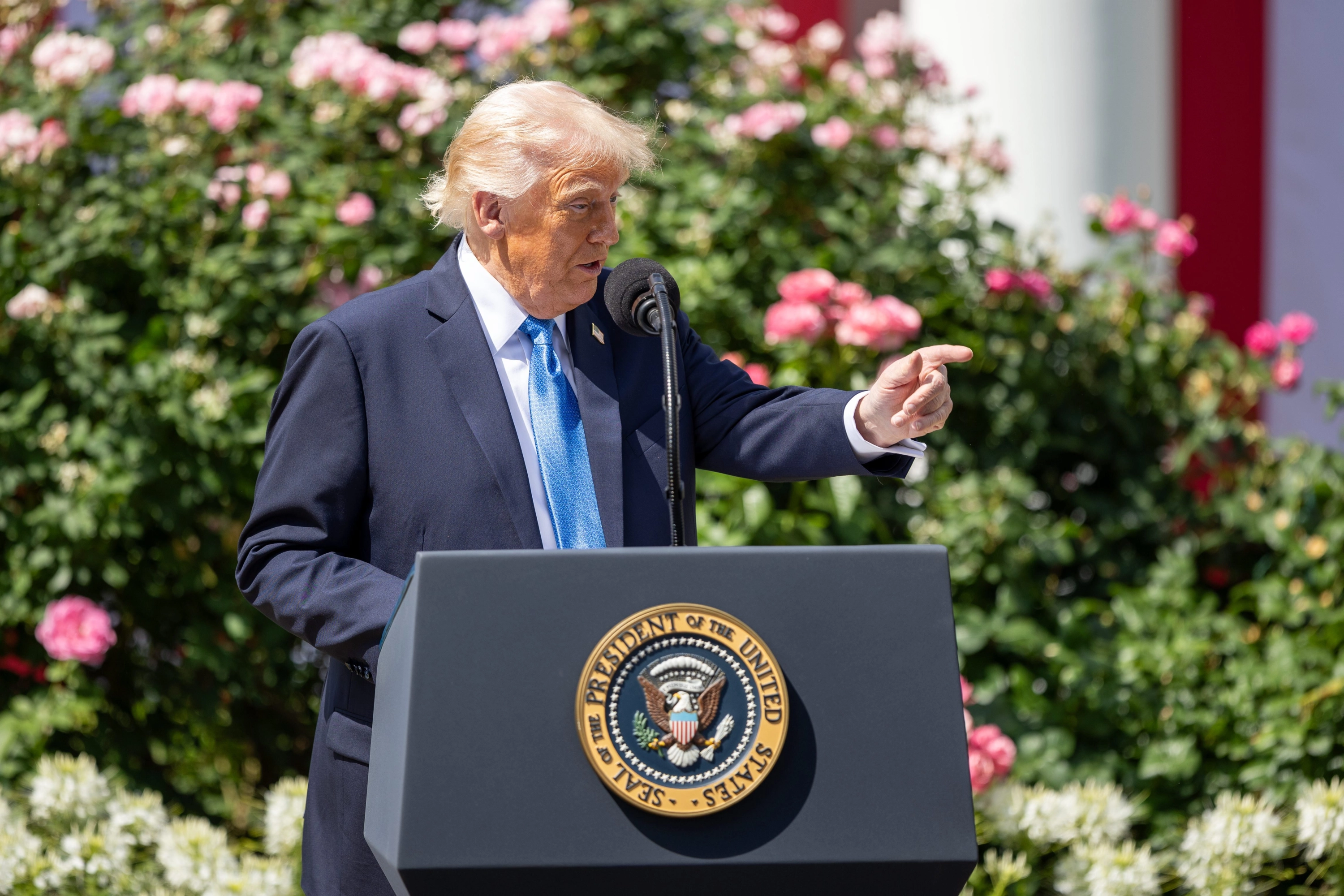 Imagen del presidente de EEUU, Donald Trump, el 19 de mayo de 2025.