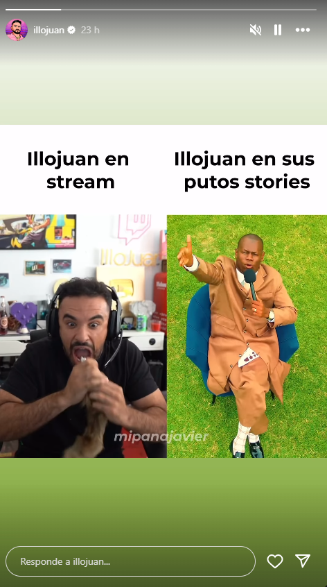 «Stream» Ill Juan avec Instagram «Histoires».