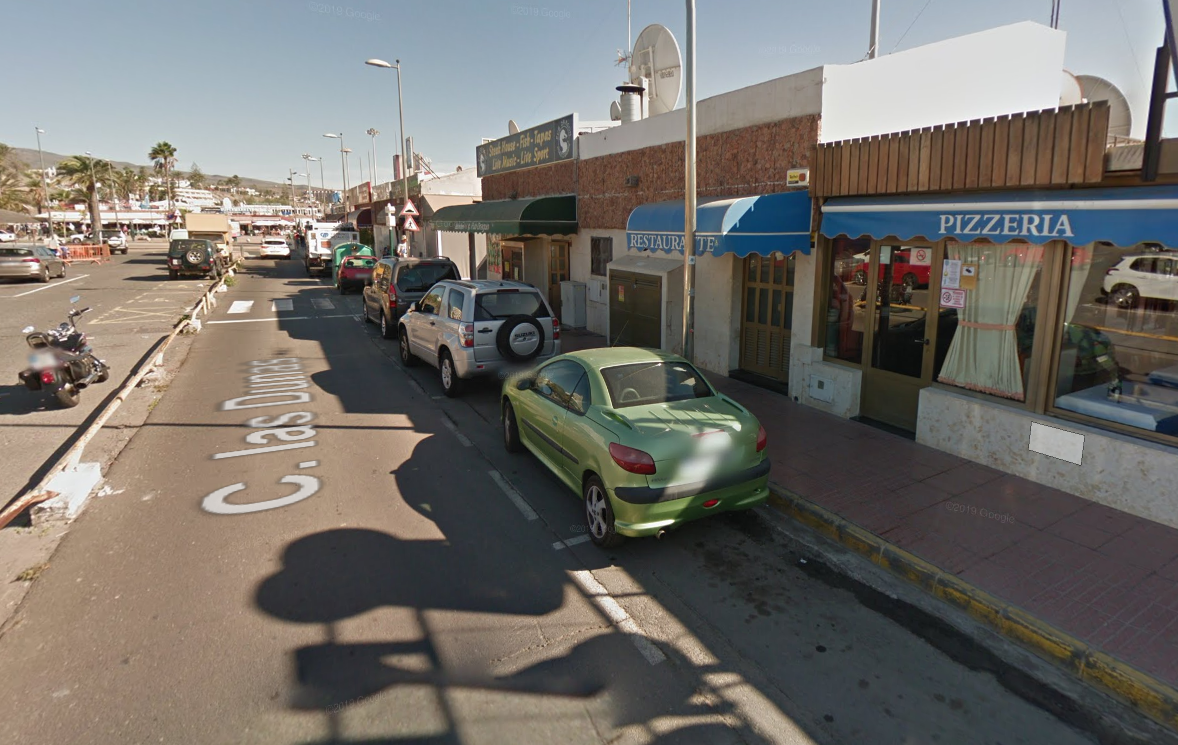 Los Dunas Street, onde o cadáver foi encontrado.