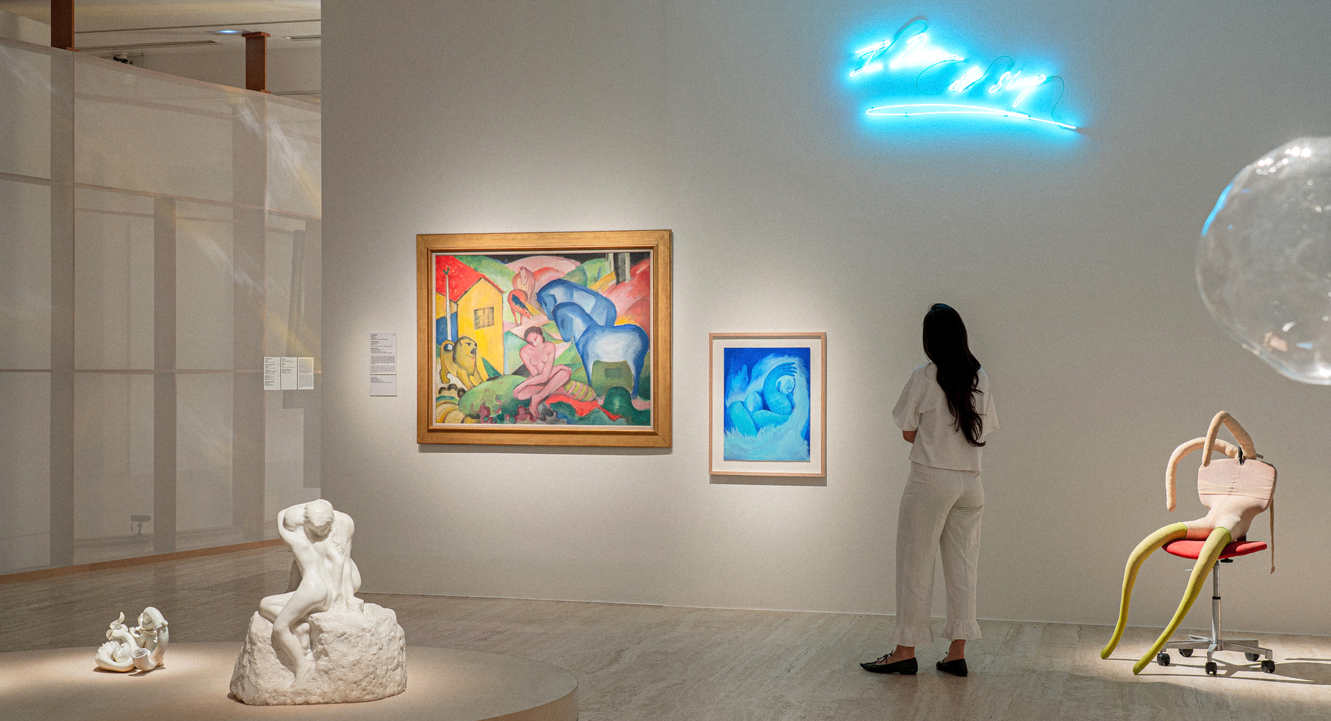 Una de las salas de la exposición 'Terrafilia' en el Museo Thyssen-Bornemisza.