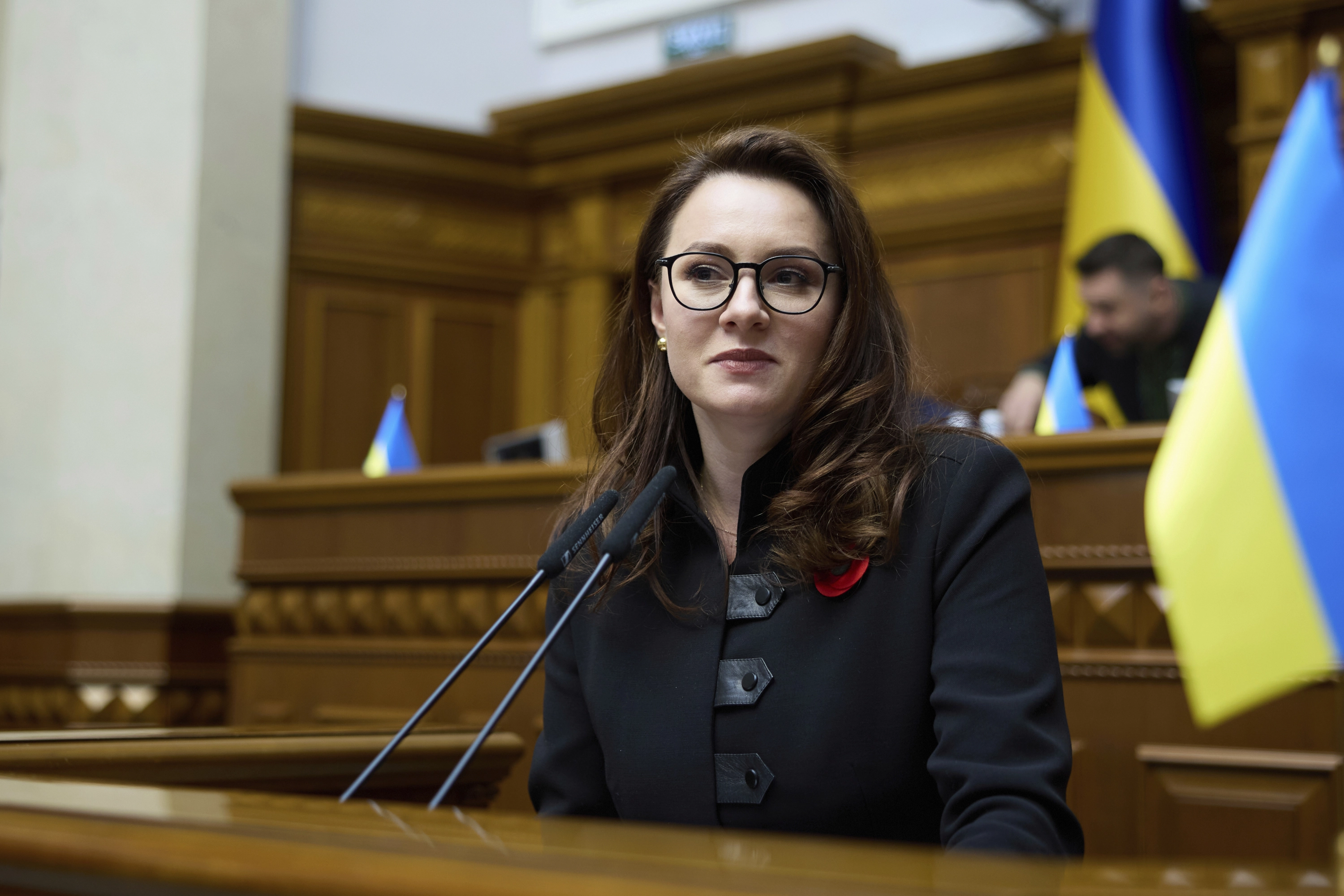 La nueva primera ministra de Ucrania, Yulia Sviridenko.