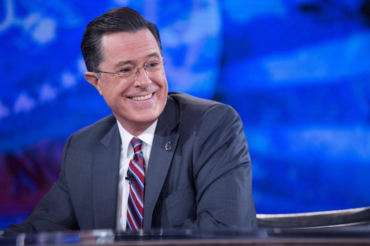 Stephen Colbert en 'The Late Show' de CBS.