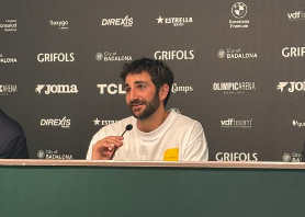 Ricky Rubio en rueda de prensa