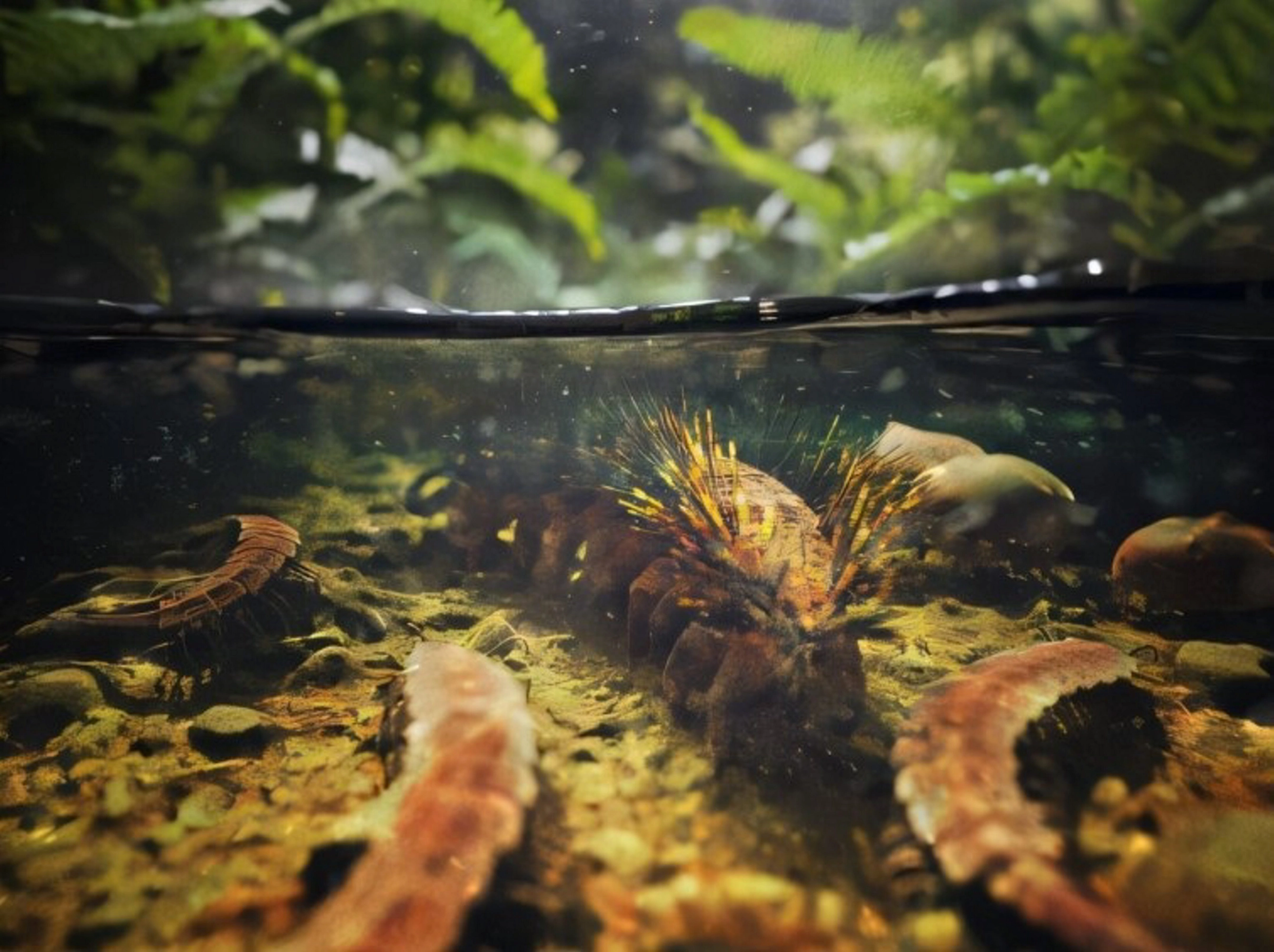 A reconstrução ambiental artística do local de Monts-Lea-Le-Le (um dos dois locais de Paliocampa) com o Paleocampa de Anthrax enviado por Christian McCall Photography é mencionado especificamente à mídia.