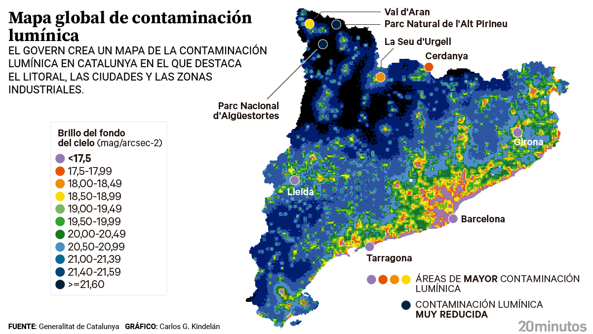 Um mapa global de contaminação leve da Catalunha