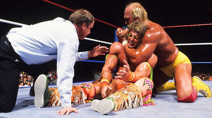 Hulk Hogan vs Ultimate Warrior My Restlmania 6